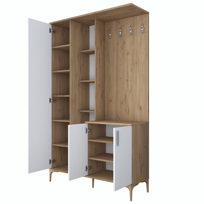 Hanah Home Recibidor EA109 - 2695 Nogal y Blanco